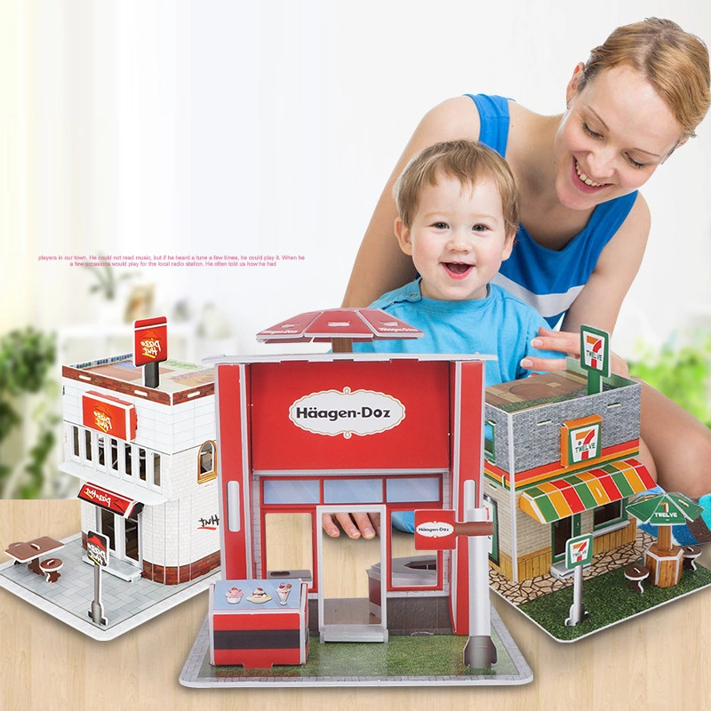 Kids Construction Famous National Building Architecture Model Kit Game Educational Toys 3D Puzzles DIY Games 3D Stadium Jigsaw Puzzle